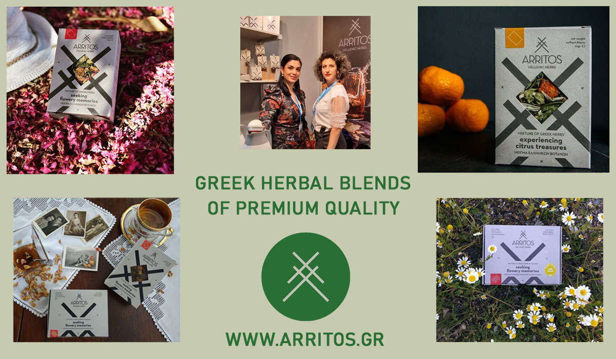 Arritos Greek herbal tea blends